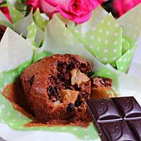 Babeczki czekoladowe z rabarbarem