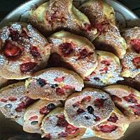 Placuszki jogurtowe z owocami