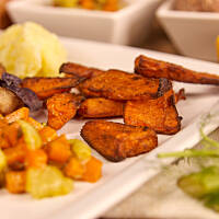 Frytki ze słodkich ziemniaków