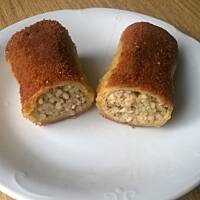 Krokiety z mięsem i kaszą jęczmienną