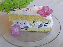 Fot. carolotta, Łatwy tort śmietankowy z borówkami