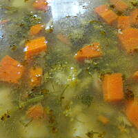 Zupa marchewkowo - brokułowa bezglutenowa