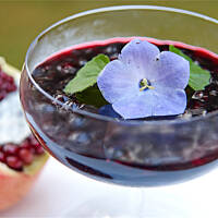 Kisiel domowy jagodowy