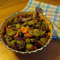 sałatka z bobem i marchewką