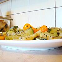 Kurczak zapiekany z warzywami