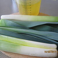 Delikatny por  a'la młoda kapusta