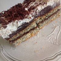 Ciasto makowe z herbacianą galaretką