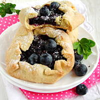 mini galette z borówkami…