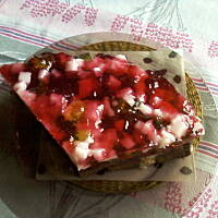 Chałwowo-wiśniowa delicja