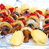 Marynaty do szaszłyków warzywnych