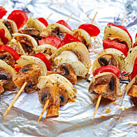 Marynaty do szaszłyków warzywnych