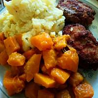 Karmelizowana dynia do obiadu - dar jesieni :)