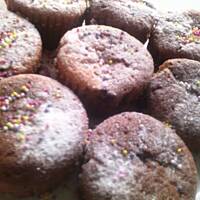 Muffinki Jagodowe na bazie lekko kwaśnej śmietany.