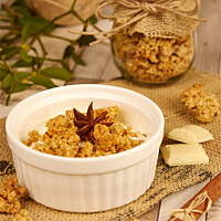 Crunchy z białą czekoladą