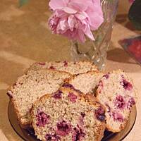 100-procentowe ciasto razowe z owocami