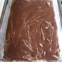 Ciasto  " łaciate "  z agrestem