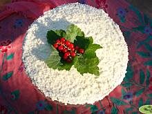 Fot. Monica W&O, Tort kokosowy z musem porzeczkowym