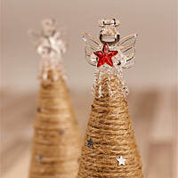 Jak zrobić choinkę sznurkową z aniołkiem na czubku