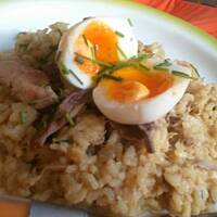 Risoto z wędzoną makrelą