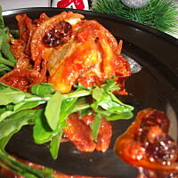 Śledzie z rodzynkami 