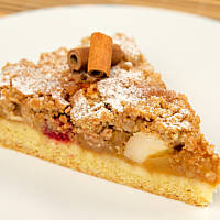 Szarlotka dyniowa z żurawiną