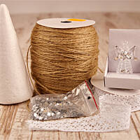 Jak zrobić choinkę sznurkową z aniołkiem na czubku