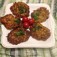 Placuszki z kapusty pekińskiej i twarogu