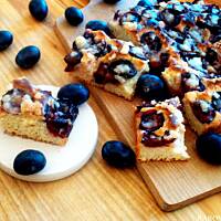 Ciasto drożdżowe ze śliwkami bez wyrabiania