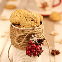 Ciasteczka maślano-owsiane bez jajek