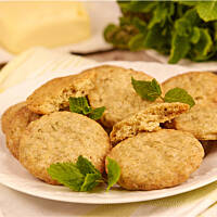 Ciasteczka maślane miętowe