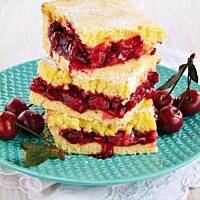 placek z wiśniami...