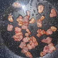 Bieda makaron z jajkiem i boczkiem