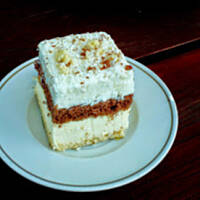 Kostka cappuccino-kokosowa