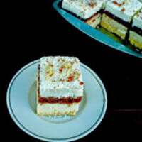 Kostka cappuccino-kokosowa