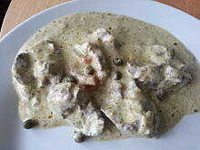 Fot. Agnie, Wątróbka w zielonym pesto