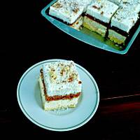 Kostka cappuccino-kokosowa