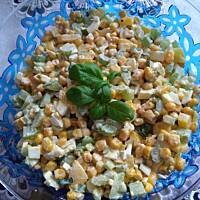 Żółto-zielona sałatka