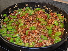 Fot. MoniaKociara, Ryż z bobem i chorizo