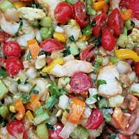 Sałatka krewetkowo-awokadowa - seviche