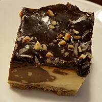 Sernik czekoladowy dwukolorowy