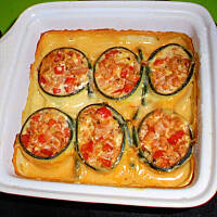 Zapiekanka z cukinią i mozarellą wg M&Ł