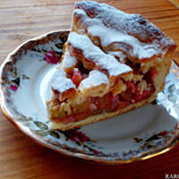 Kruche Ciasto z Rabarbarem