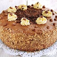 tort polski z kremem maślanym...