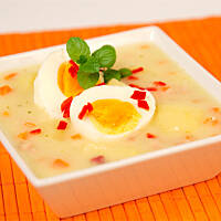 Barszcz biały na domowym zakwasie