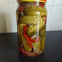 Ogórki grillowane na słodko-kwaśno