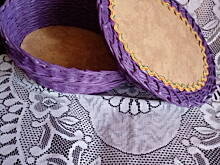 Fot. Anka53, szkatułki i kuferki z wikliny papierowej