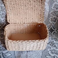 szkatułki i kuferki z wikliny papierowej