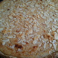 Tarta / mazurek cytrynowo-migdałowa.