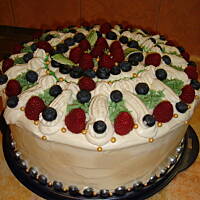 Tort śmietanowo-owocowy - ali