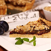 Tarta śliwkowa z czekoladą